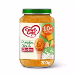 Cow & Gate Pumpkin Chicken & Rice Baby Food Meal Jar 10+ Months 200g