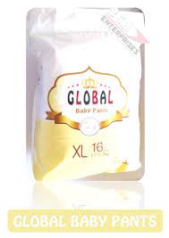 Global II Baby Pants Xl 16Pcs