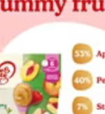 Cow & Gate Apple Peach & Strawberry Baby Food Fruit Pot 6+ Months 4x100g - Image 2