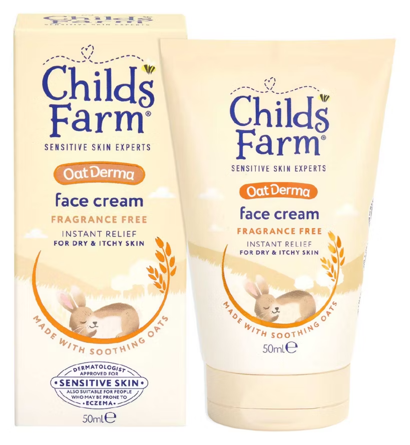 Childs Farm OatDerma Face Cream Fragrance Free 50ml