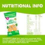 Kiddylicious Apple Soft Biscotti 6X20g - Image 3
