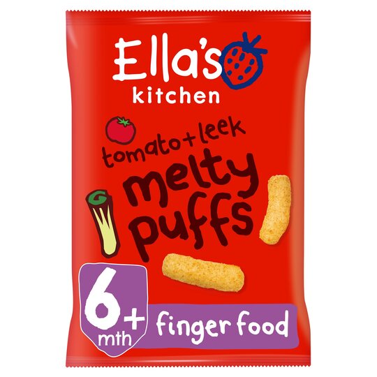 Ella's Kitchen Leek & Tomato Melty Puffs 20G