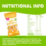 Kiddylicious Pear Soft Biscotti 6 x 20g - Image 2