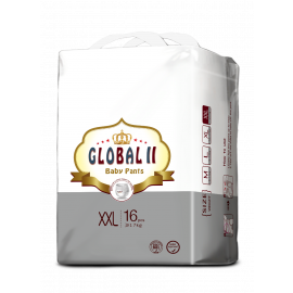 Global II Baby Pants Xxl 16Pcs