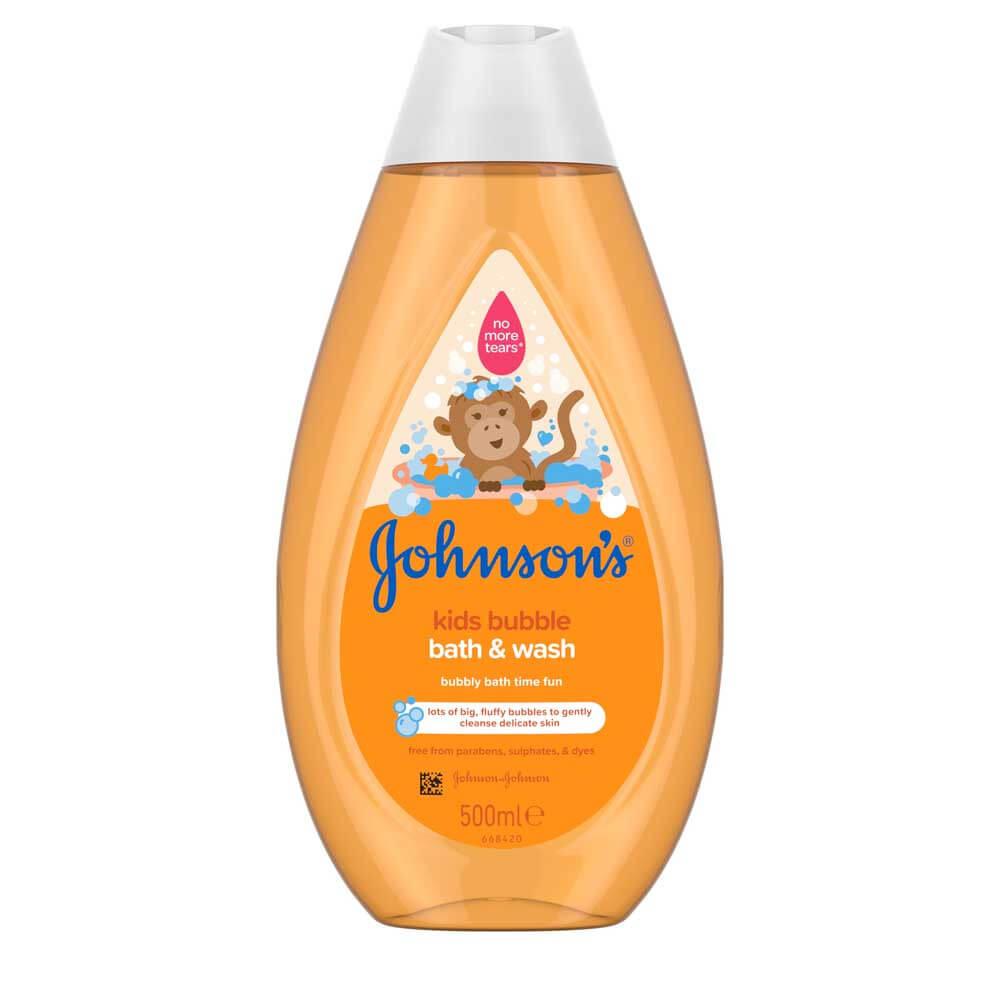 Johnson's Toddler & Kids Bubble Bath & Wash 500ml