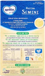 Mellin - Semini - pasta for children from the 5m+ 320 g - Image 3
