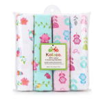 Baby Receiving Blanket 4 Pack | GIRL DESIGN