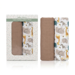 2 Pack Bamboo Cotton Wrap Blankets | BOY DESIGN