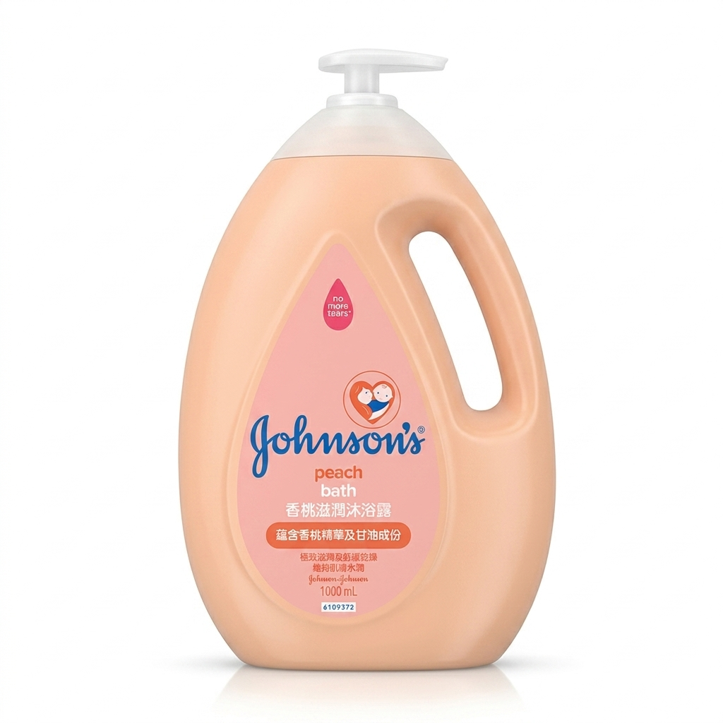 2026/05/1000107325.png Johnson's Baby Peach Bath - 1L - Image 1