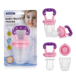 2 in 1 Baby Food/Fruit Feeder + Teether - Pink