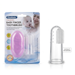 Baby Soft Silicone Finger Toothbrush with Case - Pink