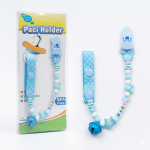 Anti-Drop Pacifier Clip Teether Nipple Holder Leash - Blue