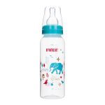 PP Feeding Bottle Animal Series-Standard Neck 240ml - BLUE