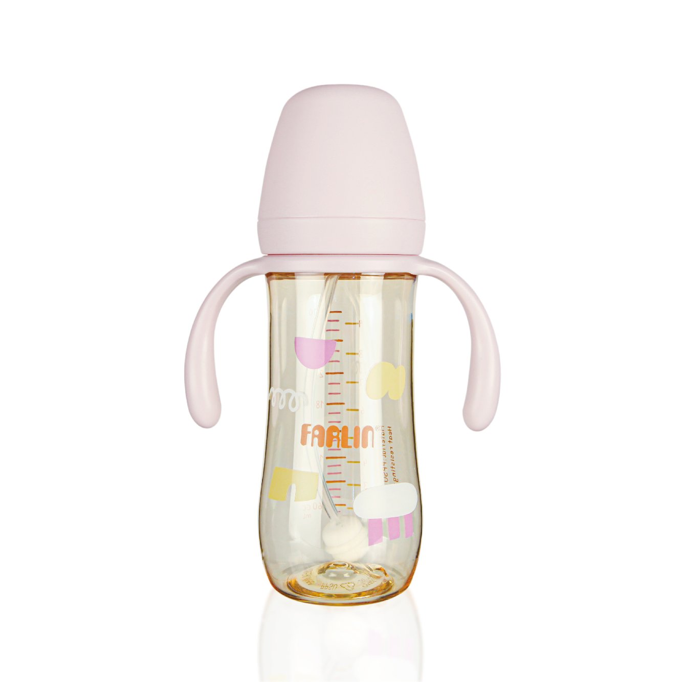 2026/05/1000110795.jpg PPSU Feeding Bottle_Grow With Colors Series_Swirly Cotton Candy_270ml - Image 1