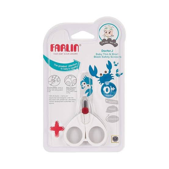 2026/05/1000110897.jpg FARLIN THIN AND SHORT BLADE BABY SAFTY SCISSOR - Image 1