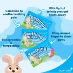 Brush-Baby Teething Wipes - Image 4