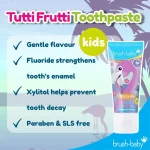 Brush-Baby Kids Tutti Frutti Toothpaste, 3-6 Yrs - Image 3