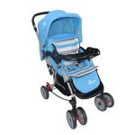 Kids Joy Rocking Stroller - Blue