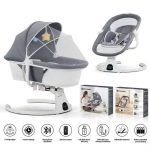 Popypapa Electric swing with remote control and bluetooth connection S028