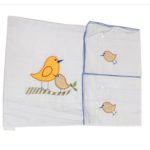 KIDS JOY BABY COT SHEET WITH 2 SQ PILLOWS