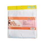 Kids Joy Double Plain Nappy (22X22) (6 Pieces) - BLUE