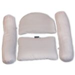 KIDS JOY 1 SQUARE PILLOW, 1 HALF MOON PILLOWS & 2 ROLLER PILLOWS