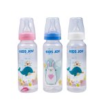 Kids Joy Plastic Feeding Bottle- 240ml – Standard Neck