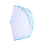 Kids Joy Single Plain Nappy (18″x18″) (6 Pieces) - BLUE