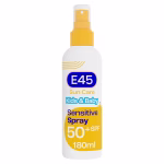 E45 Sun Care Kids & Baby Sensitive SPF50+ Sun Cream Spray 180ml