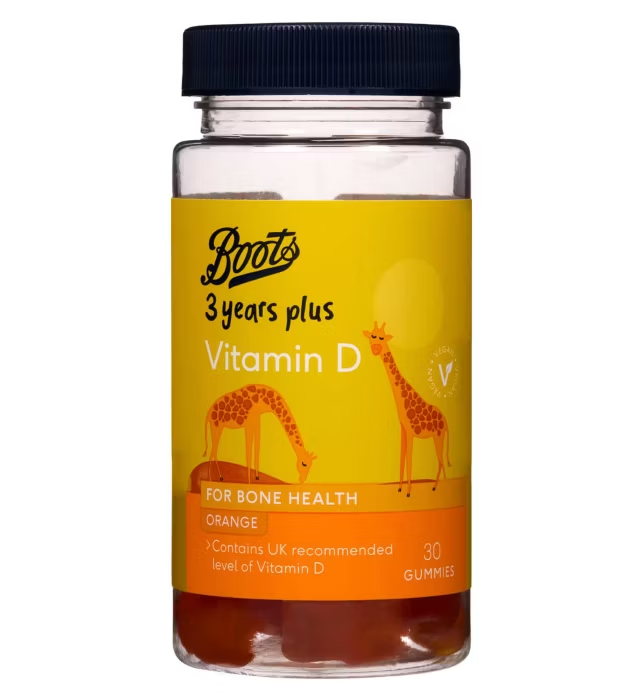 Boots 3 Years Plus Vitamin D Gummies 30s 