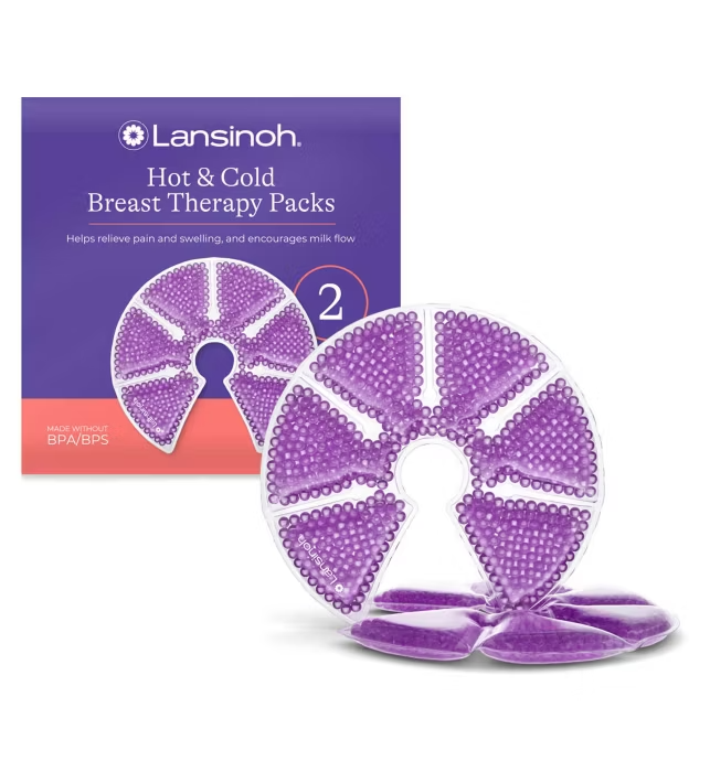 Lansinoh 3-in-1 Breast Therapy Hot and Cold Breast Pads 2s