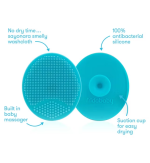 Fridababy DermaFrida The SkinSoother Baby Bath Silicone Brush (1 Pack) - Image 3