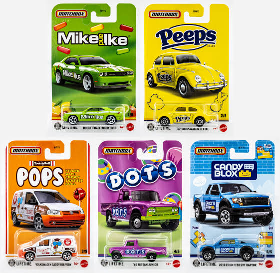 Matchbox Basic Candy Cars - Assortment