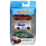 Hot Wheels 1:64 Scale Toy Cars & Trucks, 3-Pack