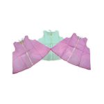 Kids Joy New Born Frock With Lace (3 Pieces)