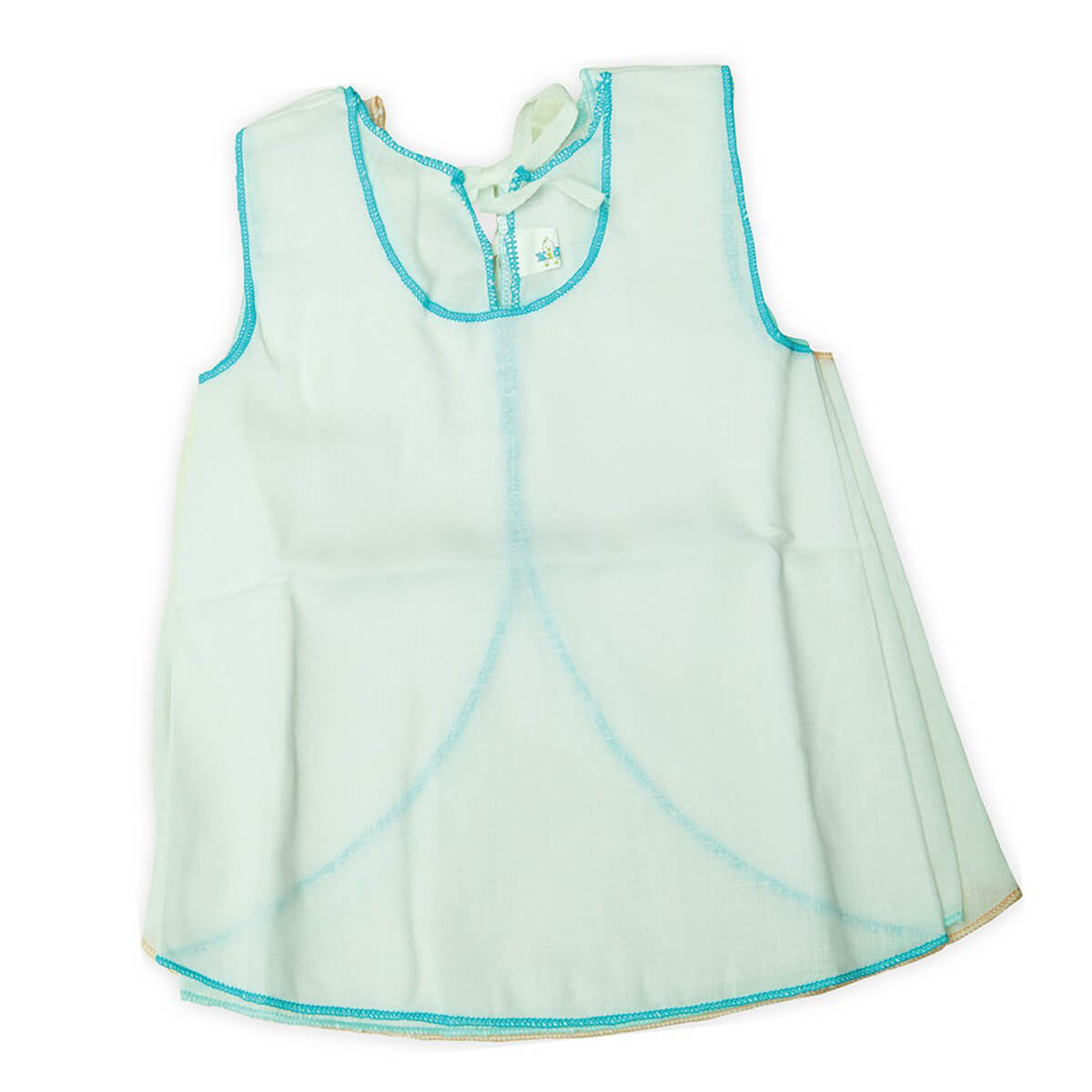 kids_joy_plain_baby_frock_3_pieces_kjf611 Kids Joy Plain Baby Frock (3 Pieces) - Image 1