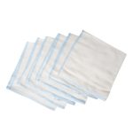 Kids Joy Bandage Cloth Nappy Plain (19X19) – 6 PCS | BLUE