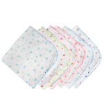 Kids Joy Double Printed Nappy (18X18) (6 Pieces) - PINK