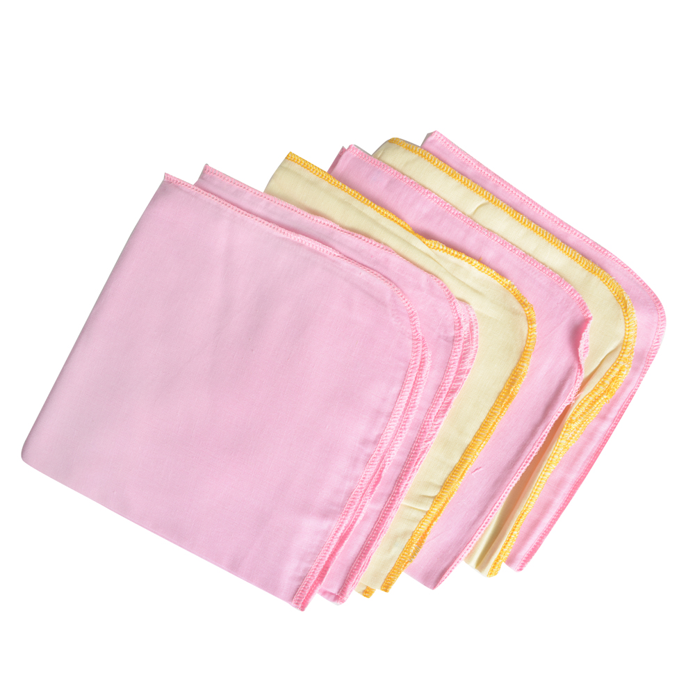 kjn509-1_1_ Kids Joy Double Colour Nappy (18X18) (6 Pieces) - PINK - Image 1