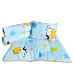 Kids Joy Quilt Set - S Quilt Square Pillow & 2 Roller Pillow