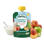 Heinz Baby Food Peach, Apple & Yoghurt Immunity Support Fruit Pouch 6+ Months 85g