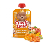 Cow & Gate Fruit Pouch Apple Mango Orange & Carrot Baby Food 6+ Months 100g