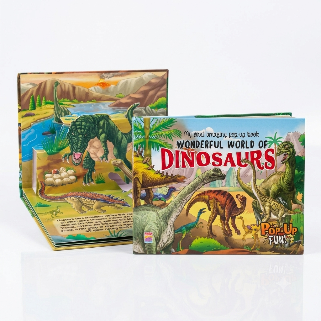 2026/07/1000152285.png My First Wonderful World Of Dinosaurs Pop-Up Story Book - Image 1
