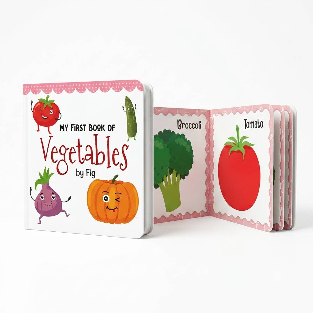 2026/07/1000152333.png My First Book Of Vegetables (Board Book) - Image 1
