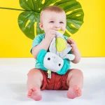 Bright Starts Snuggle & Teethe Soft Teething Toy Elephant - Image 2