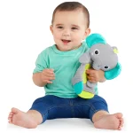 Bright Starts Snuggle & Teethe Soft Teething Toy Elephant - Image 3
