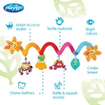 Playgro Amazing Garden Twirly Whirly Teether Sensory Stroller Toy - Image 7