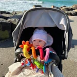 Playgro Amazing Garden Twirly Whirly Teether Sensory Stroller Toy - Image 3