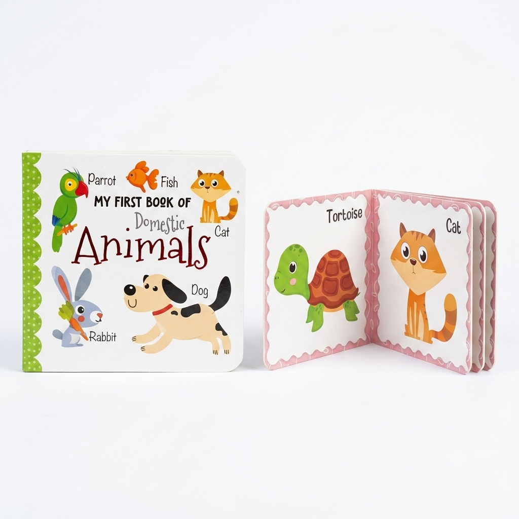 1785400595590 My First Book Of Domestic Animals (Board Book) - Image 1