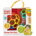 Bright Starts Grasp the Day Oball and Rattle Set (UK IMPORTED)